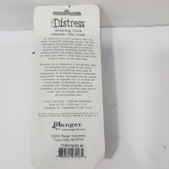 Tim holtz Distress Embossing Glaze 3 set- .49 oz each, purple yellow red New - Picture 2 of 2